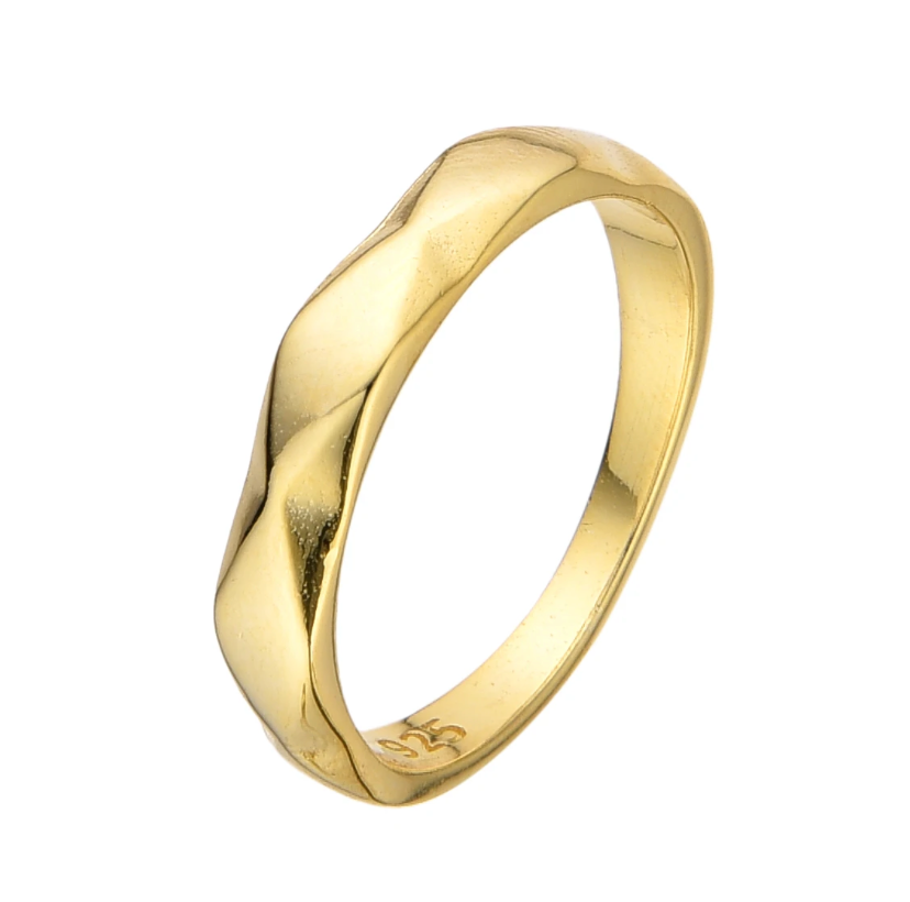 Anillo dorado 3D
